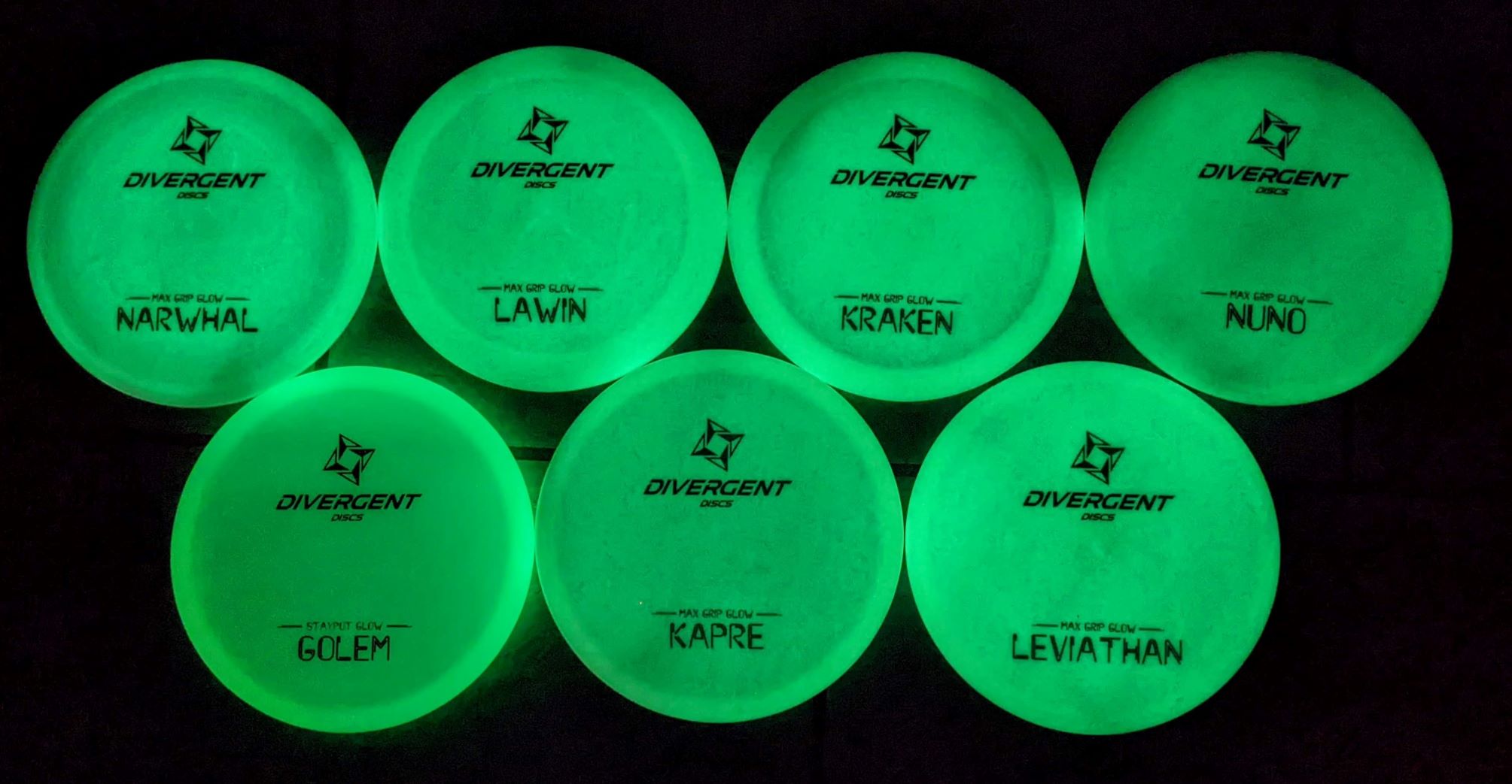 Glow in the Dark and UV Change Discs Now Available!