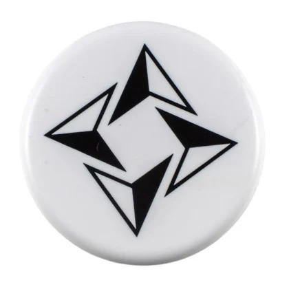 Plastic Divergent Discs logo mini marker disc