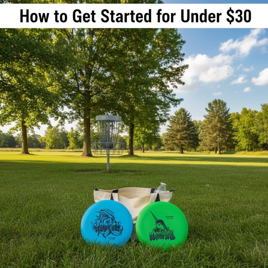 how to get started for under $30 in disc golf