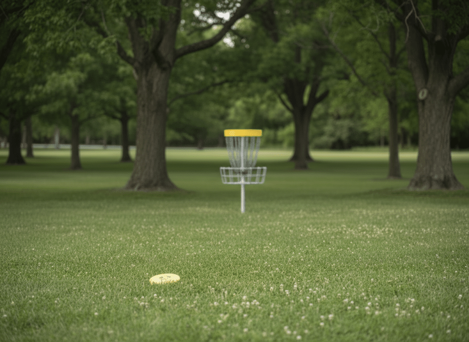 playing smart disc golf