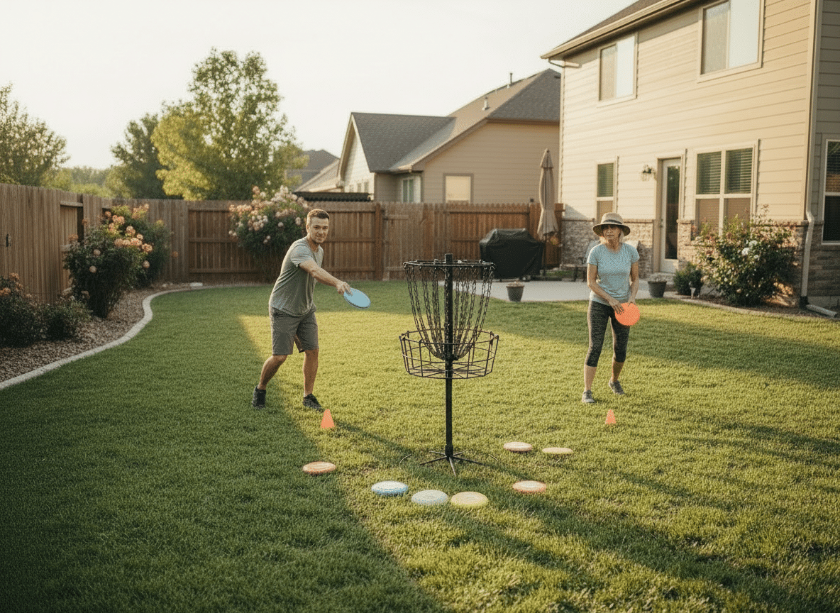 How to design a backyard practice area