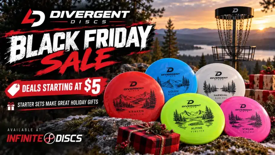 Black Friday discs and basket
